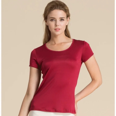 dongguan womenwear factory, dongguan womenwear  silk t shirt  supplier