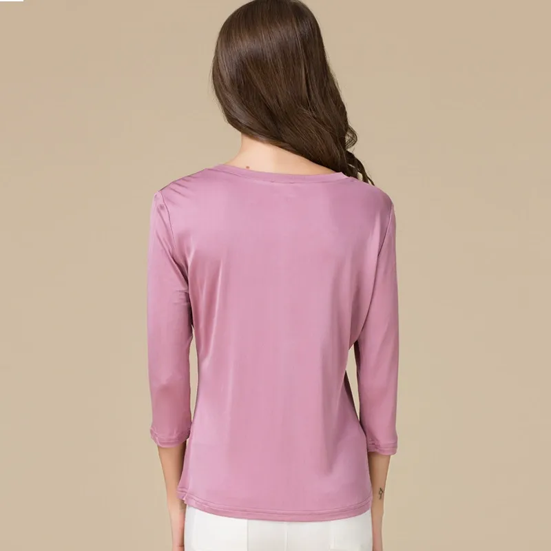 dongguan womenwear factory, dongguan womenwear  silk t shirt  supplier