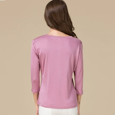 dongguan womenwear factory, dongguan womenwear silk t shirt  supplier