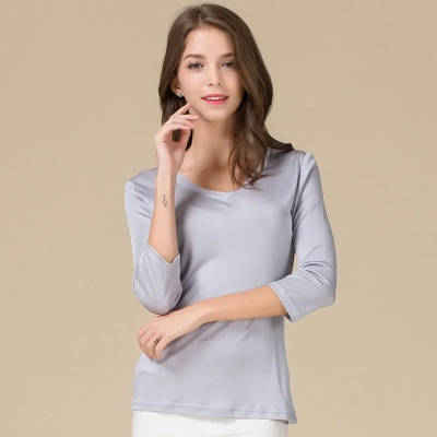 dongguan womenwear factory, dongguan womenwear  silk t shirt  supplier