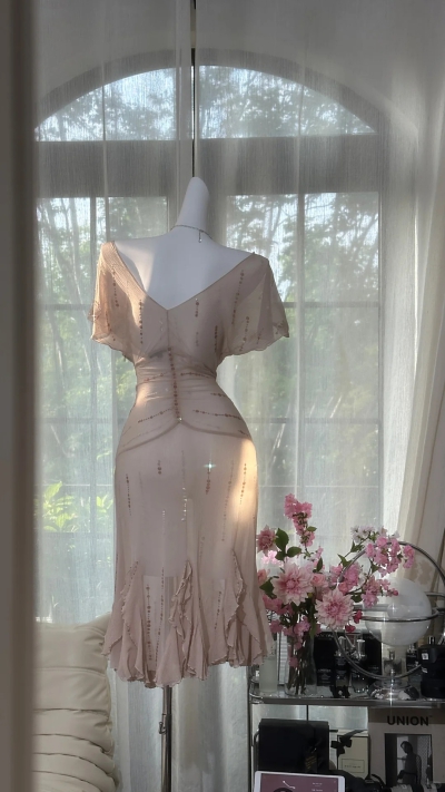 dongguan dress factory, dongguan dress  silk dress  supplier