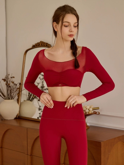dongguan activewear factory, dongguan activewear  yoga top  supplier