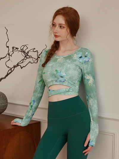 dongguan activewear factory, dongguan activewear  yoga top  supplier